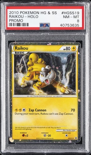 Raikou graded PSA 8 for sale on eBay