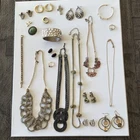 Lot vintage and modern Costume Jewelry Rings  Necklaces bracelets Etc. USED