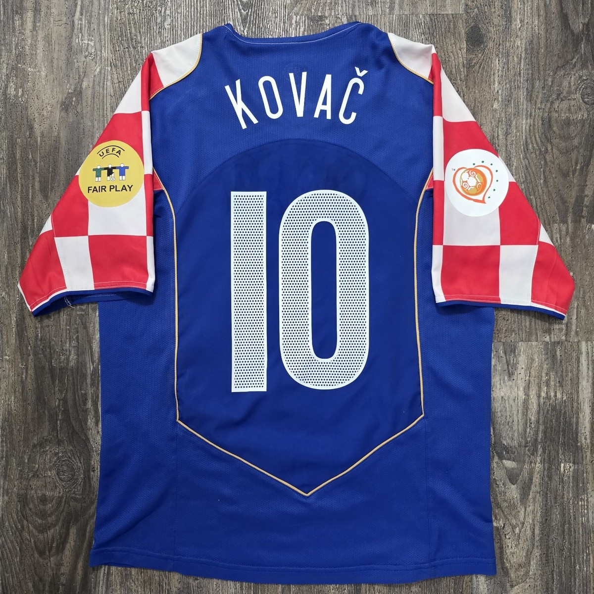 2004 Nike Croatia Home Soccer Jersey Niko Kovač Men S Euro Cup