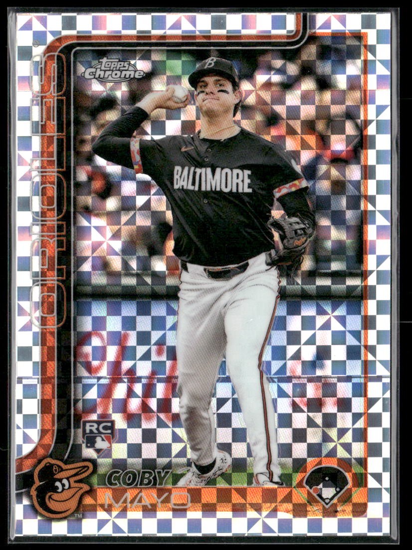 2025 Topps Chrome #120 Coby Mayo X-Fractors
