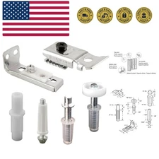 N 7534 Bi-Fold Door Hardware Repair Kit – Includes Top and Bottom Brackets, T...