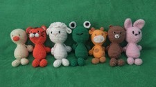 Plushies Handmade Leggie Friends Soft Bear Bunny Tiger Children's Toy