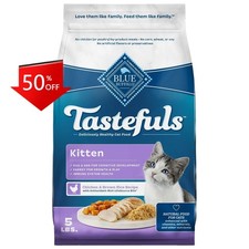 Blue Buffalo Tastefuls with Chicken Natural Kitten Dry Cat Food - 5lbs 5.70 per pound