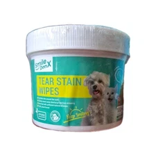 Dog Pet Eye Tear Gunk Stain Remover 100ct Pet Cat Gental Wipes Pads Easy to Use
