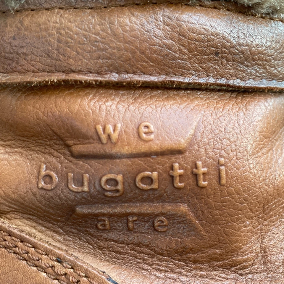 Bugatti Herren Stiefeletten Ankle Boots Gr 42 Braun Leder warmfutter - Bild 3 von 4