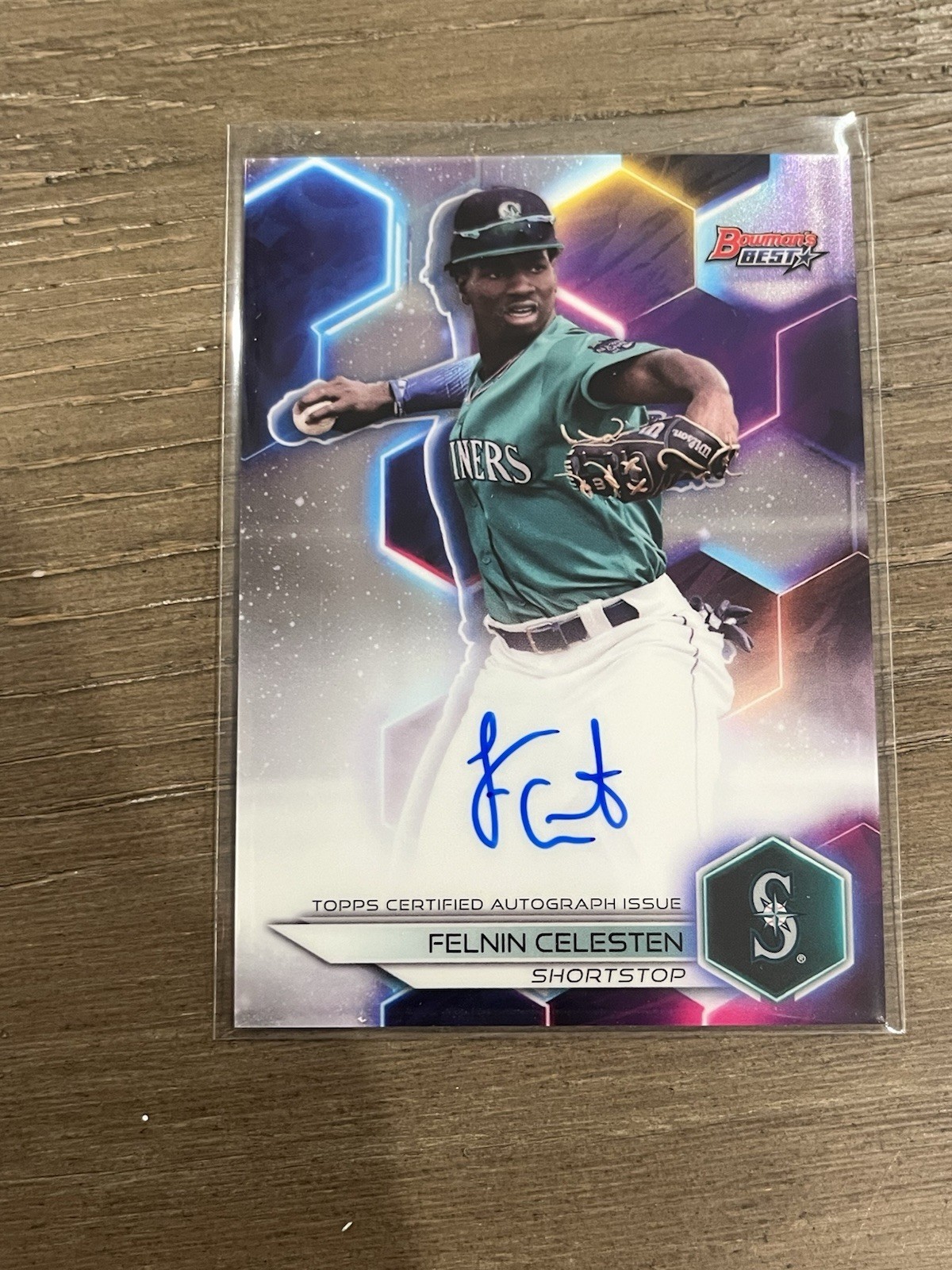 2023 Bowman's Best Felnin Celesten Prospect Auto #B23-FC Mariners