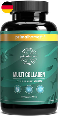 Primal Harvest Multi Collagen Nahrungsergänzungsmittel Mit Kollagen Typ I, II, I