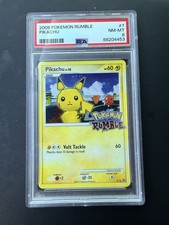 Pokémon Pikachu Promo 7/16 Rumble Holo PSA 8 English 2009 on eBay