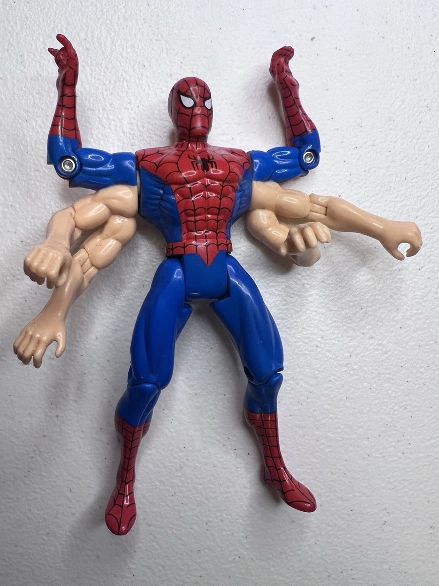 1995 Marvel Six Arm Spider-Man Animated Series Figure Toy Biz | eBay