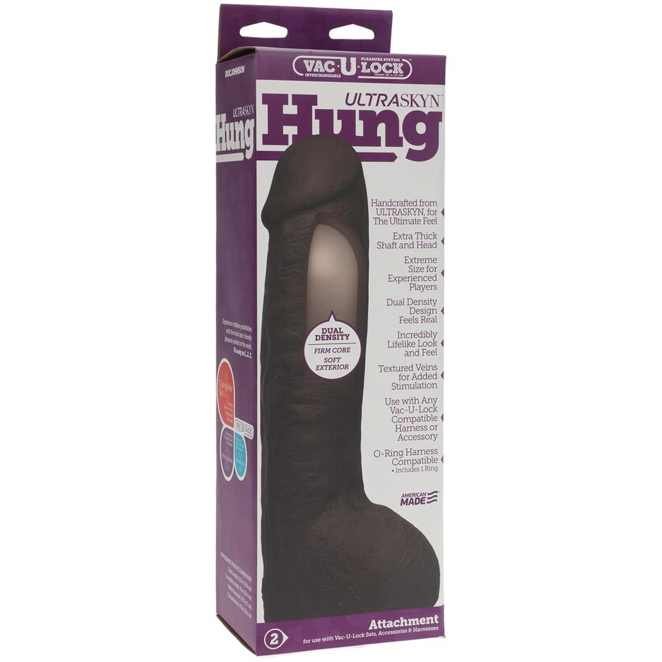 Здоровенный фаллоимитатор Hung Vac-U-Lock Attachment - White Здоровенный фаллоимитатор Hung Vac-U-Lock Attachment - White
