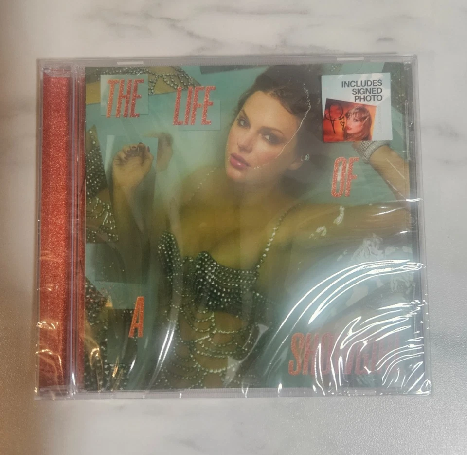 Taylor Swift - The Life of a Showgirl CD + Hand Signed Photo SET OF 4 IN HAND - Image 2 of 4