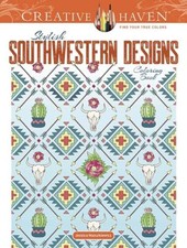 Creative Haven Stylish Southwestern Designs Coloring Book by Jessica Mazurkiewi