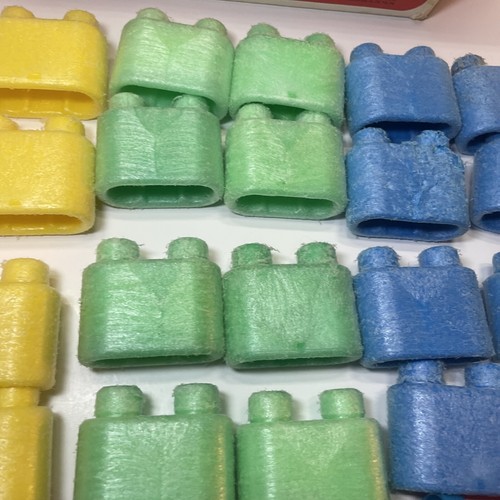 Vintage 1979 Mattel Tuff Stuff Wonder Blocks Complete Set 29 pcs including Box!! - Picture 7 of 24