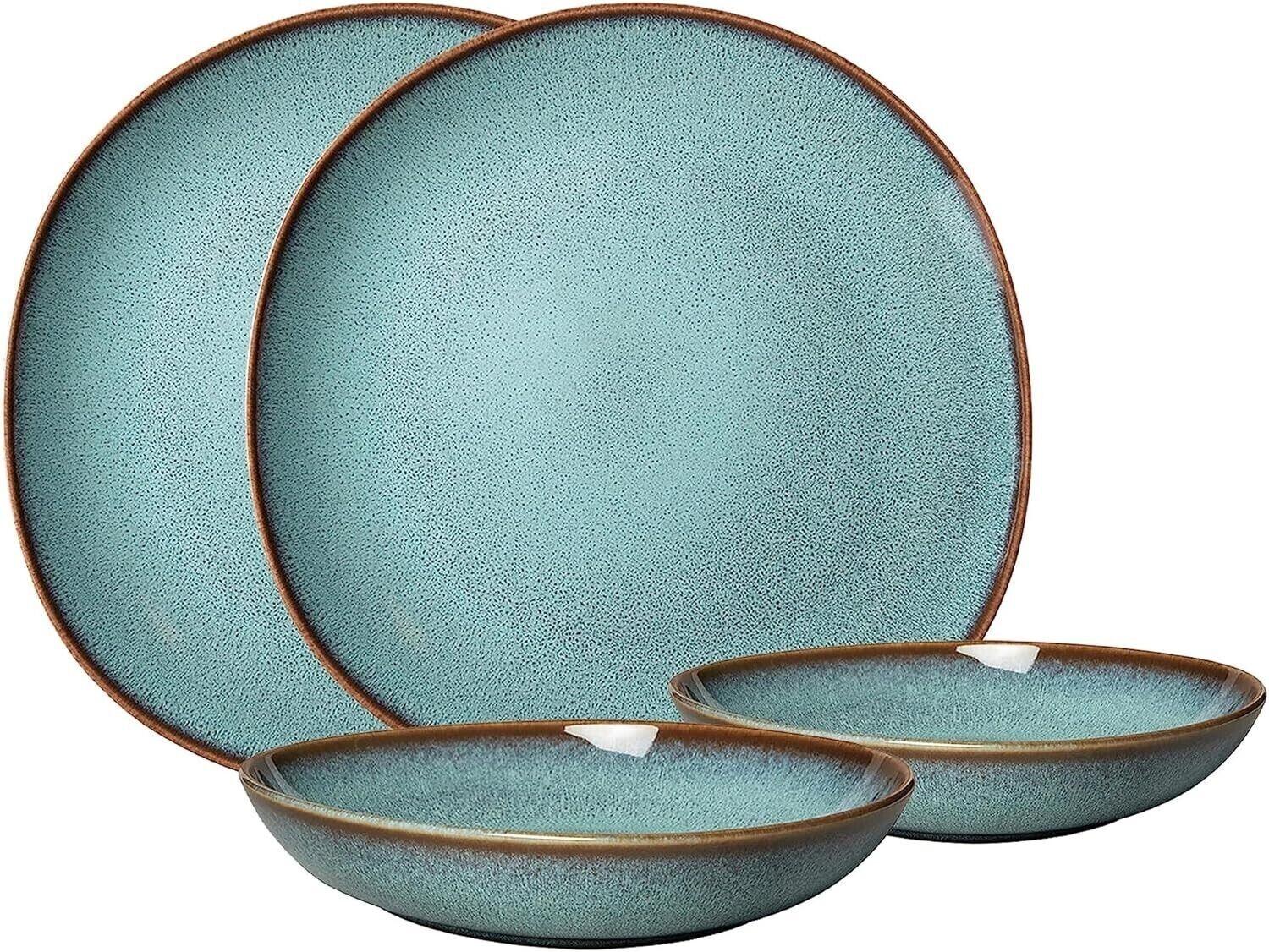 Dinner Set Villeroy & Boch - Lave Gris - 4pcs set