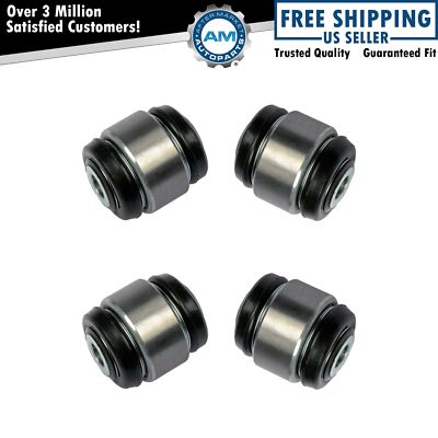 Rear Upper & Lower Suspension Knuckle Bushing Kit Set of 4 for Saab 9-5 L-Series