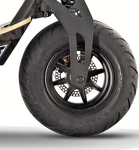 Neumático para scooter eléctrico MotoTec Mad 1600W 48V neumático de calle VELOCIFERO 135/65-8 - Imagen 2 de 4