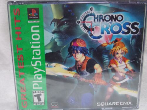 Chrono Cross Greatest Hits PS New Factory Sealed PlayStation Crack Front & Back - Picture 1 of 8