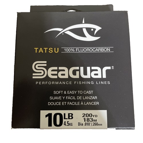 Seaguar Ace Fluorocarbon Fishing Line – 136.4 Ft (60 M) Spool, Clear