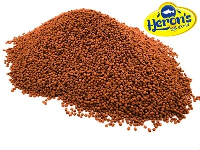 HERONS Fancy Goldfish Sinking Pellets SUPER PREMIUM FISH FOOD With insect flour