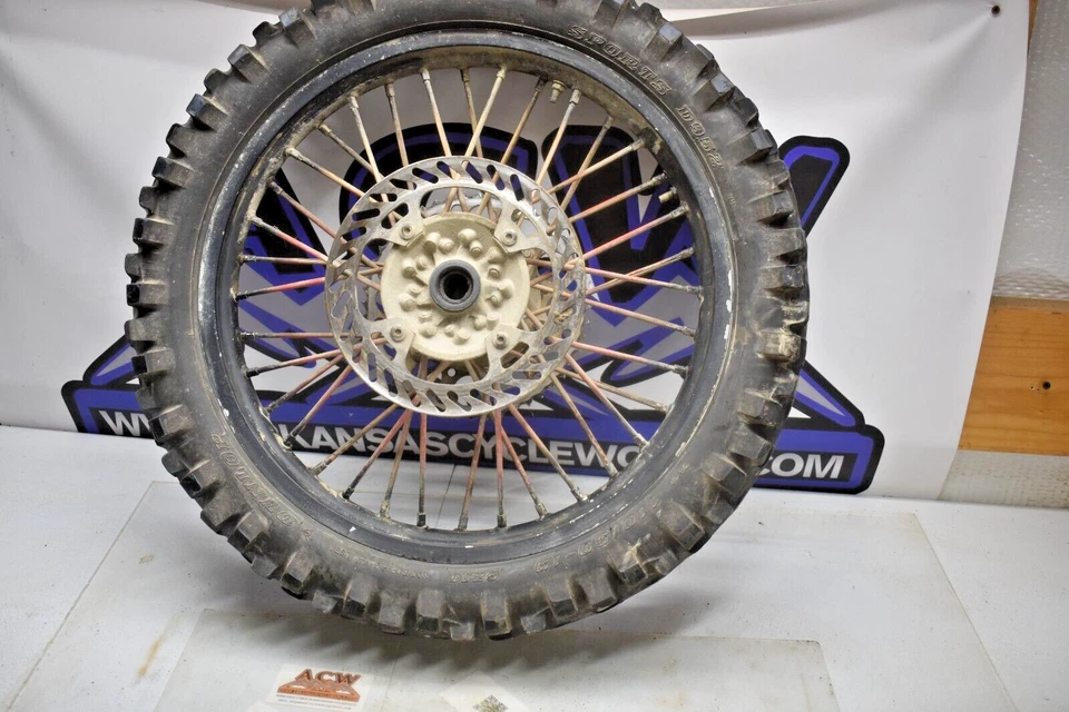 Обод заднего колеса BA7 19 дюймов спицевая ступица 1999 Yamaha WR400F WR 400 F 99 Dirt Bike - Изображение 2 из 4