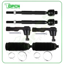 6Pcs Front Steering Inner Outer Tie Rod Linkage Kit Fit For 2007-2011 Honda CR-V
