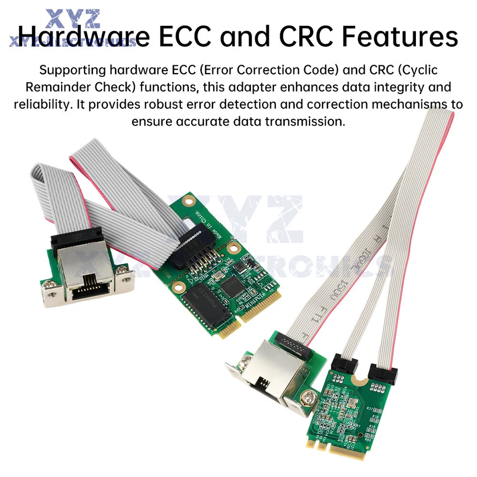 M.2 Key A+E/PCI-E 2.5G Gigabit Ethernet Network Lan Card 1000Mbps RTL8125BG Chip - Image 3 of 4