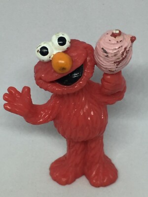 ALTE PVC FIGUR SESAMSTRASSE * ELMO