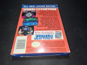 Wheel of Fortune: Junior Edition Authentic Nintendo NES EXMT+ COMPLETE n box!