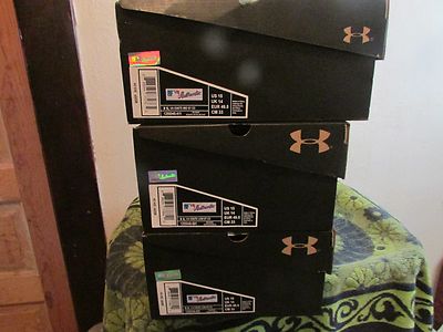 NWB~ MEN'S UNDER ARMOUR UA IGNITE LOW BASEBALL/ ATHLETIC SHOES, CLEATS SIZE 15
