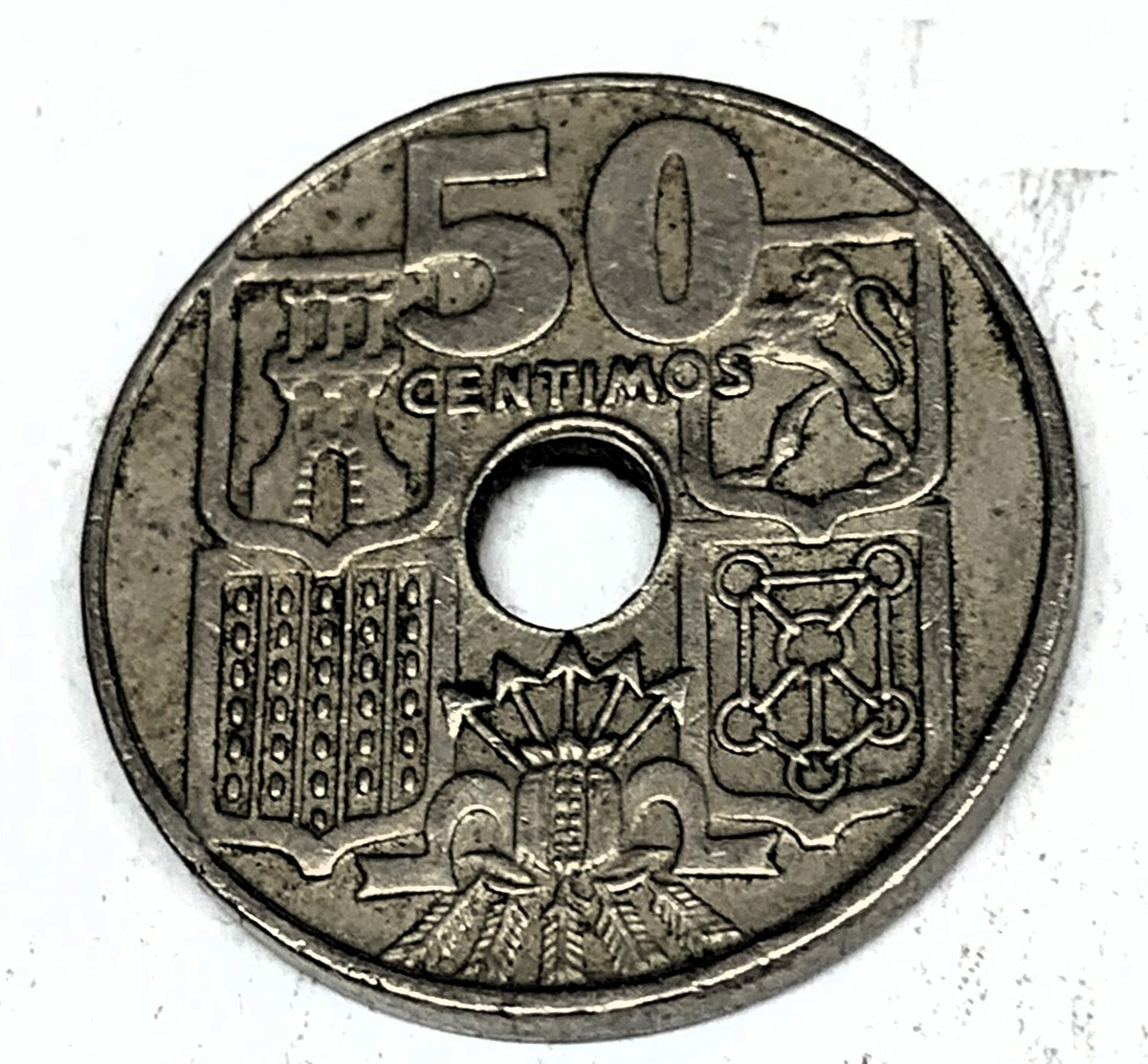 C9099 SPAIN COIN, 50 CENTIMOS 1949 ( 52 ) | eBay