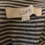 Loft-Sweater-Size-M-Womens-Gray-Stripes thumbnail 7