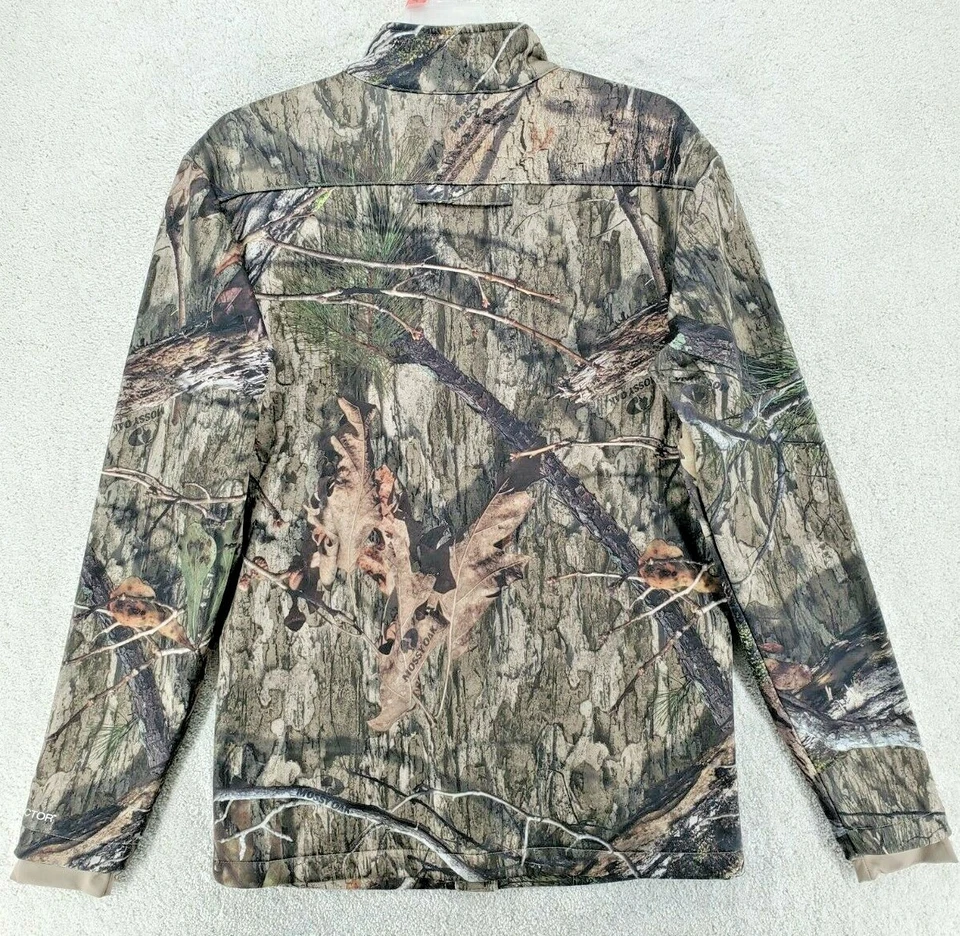 Mossy Oak Men's Size 34/36 Long Sleeve Camouflage Tech shell Jacket NWT - Image 2 of 4