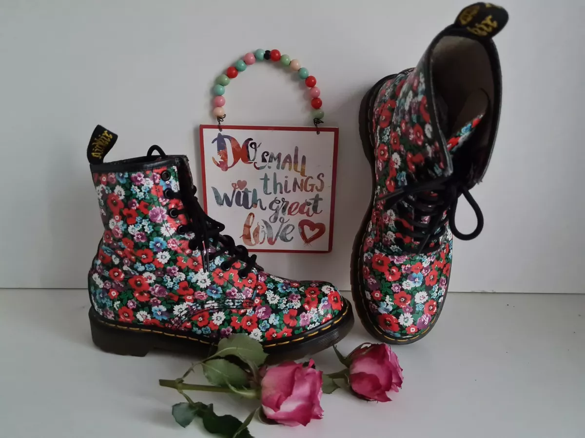 Floral ankle cheap boots uk