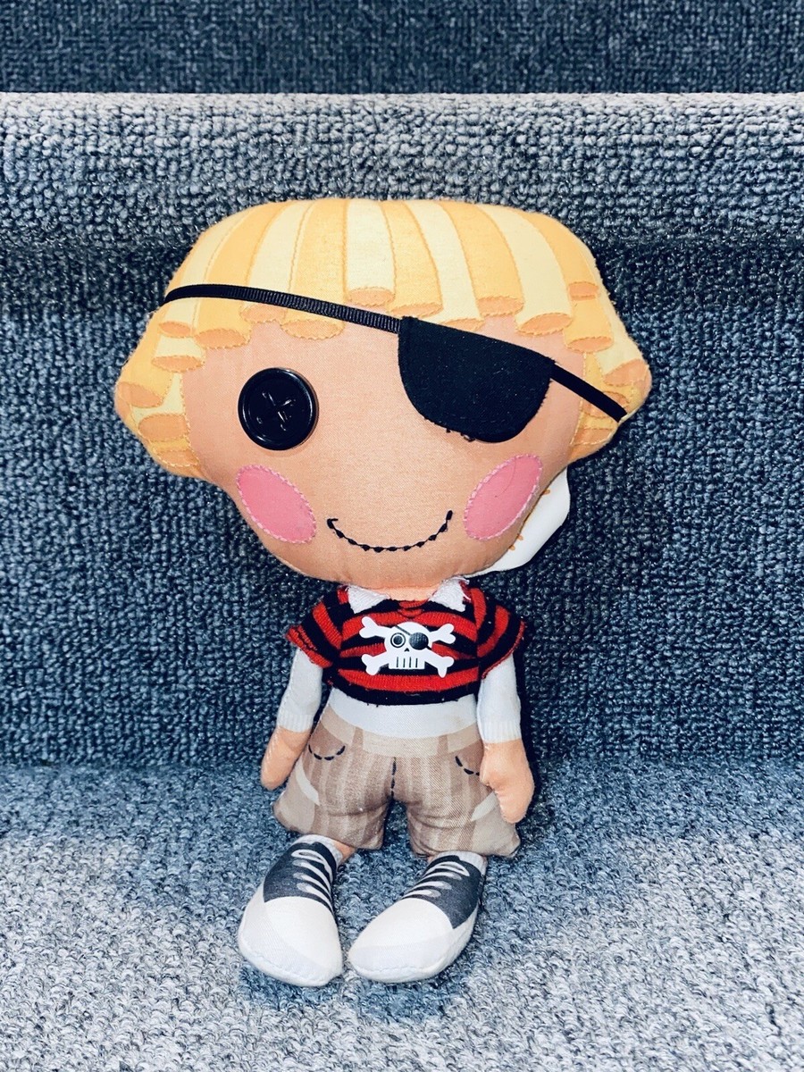 Lalaloopsy Boy Plush Stuffed Doll Patch Treasure Chest Pirate 10