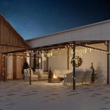 12’ x 20’ Gazebo Outdoor Pergolas and Gazebos Wall Mounted Pergola for Backyard