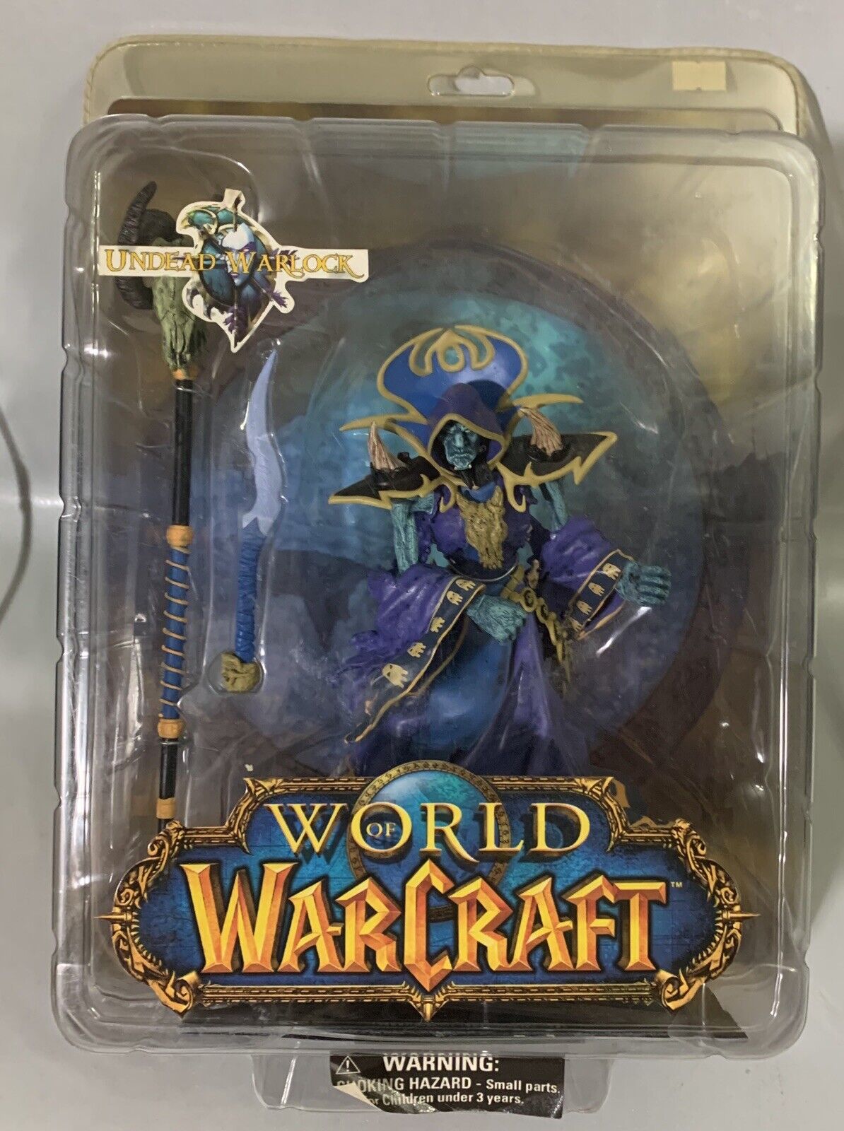 Blizzard WOW World of Warcraft - ULTRA SCALE - UNDEAD WARLOCK FIG SOTA Mint NOS