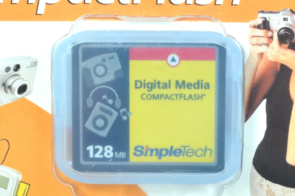 SimpleTech 128MB Compact Flash Card CF/128 NOS Sealed - Image 3 of 4
