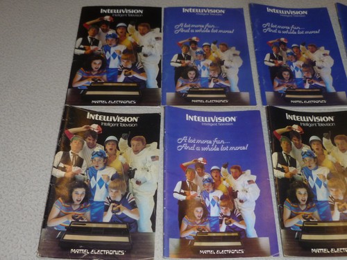 VINTAGE INTELLIVISION CATALOG MANUAL LOT OF 10 MATTEL ELECTRONICS INTELLIGENT - Picture 2 of 4