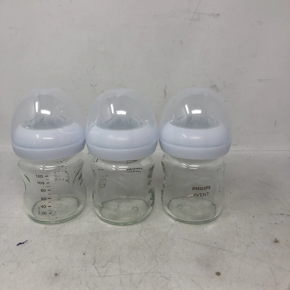 Philips Avent Juego de Regalo Vidrio Natural Recién Nacido, Biberones con Natural 0-3M2LEN Foto 4 de 4