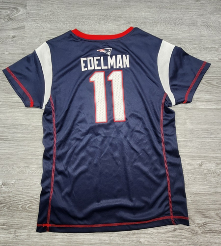 NFL New England Patriots Girls Julian Edelman S/S Jersey Sizes Large 10/12 - Picture 2 of 9