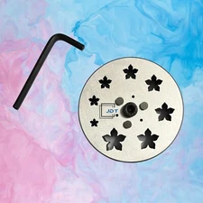 Disc Cutter 5 Petal Flower Shape | Set of 8 punches | 8mm to 22mm|Jewelry Dies |