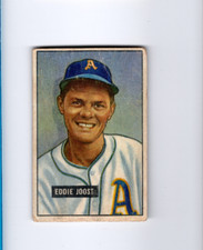 1951 Bowman Eddie Joost Philadelphia Athletics #119 ⭐️💥🎯G/G+