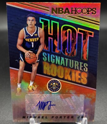 MICHAEL PORTER JR 2018 NBA HOOPS HOT SIGNATURES AUTO AUTOGRAPH