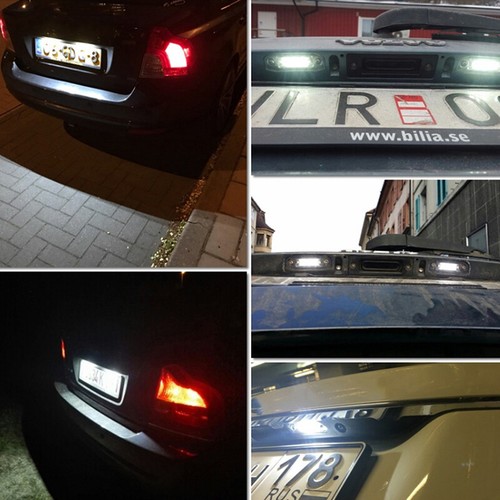 LED car license plate light 12V white light for Volvo S40 S60 S80 XC70 XC60 - Photo 11/12