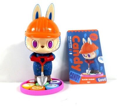 Pop Mart HOW2WORK Labubu The Monsters Candy Series Sliced Sugar