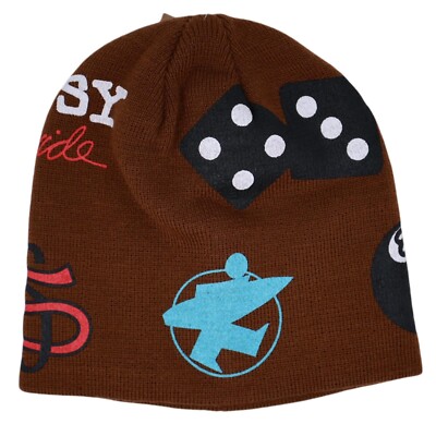 Stussy Mixed Logo Skullcap Brown | eBay