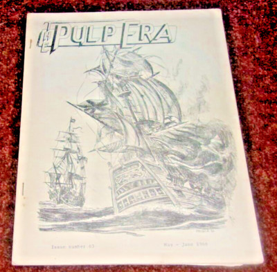 PULP ERA #63, Fanzine, GEORGE BARR, TARZAN, ARGOSY, Index, DOC ABORIGINE