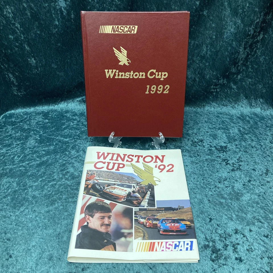 Winston Cup 1992 Yearbook NASCAR Alan Kulwicki 1st Place, R. Petty Final Season - Image 3 of 4