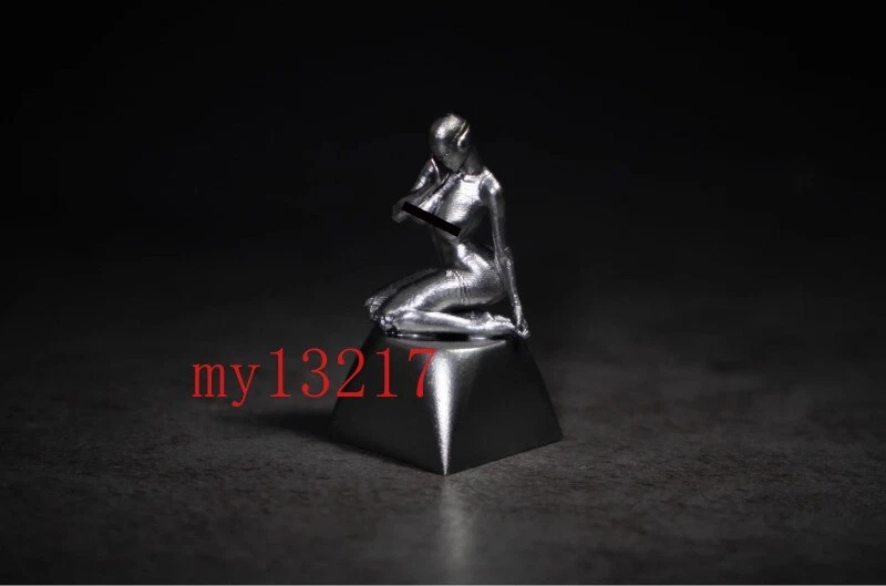 Sexy Woman Resin Keycap Robot Artisan Key cap For Cherry MX Mechanical Keyboard - Image 4 of 4