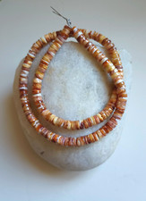 SPINY OYSTER 6MM HEISHI BEADS - 15.75" Strand - 3042E